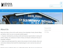 Tablet Screenshot of kenyacarewear.com